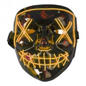 Ansiktsmask, Purge Orange ledmask (batterier ingår ej)