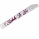 Sash Bride To Be, Vit med rosa/rd text