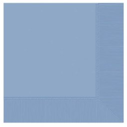 Pastellblå Servetter - 20st, 33x33cm 