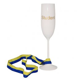  Champagneglas Student - 1st, 24cm 