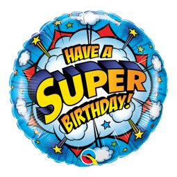  Super Birthday! - 46cm, Folieballong 