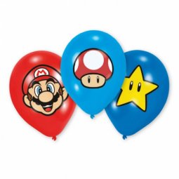  Ballonger Super Mario - 6st 