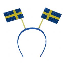  Diadem med svenska flaggan 