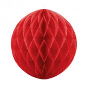 Honeycomb, Röd Takdekoration - 30cm