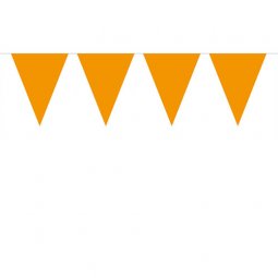  Flaggvimpel Orange - 14cm x 3m 